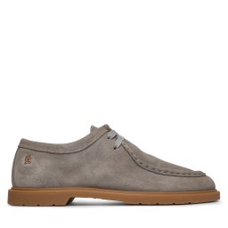 Обувки Tommy Hilfiger Lightweight Suede Apron Toe FW0FW09262 Сив