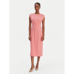 BOSS Коктейлна рокля Detira 50551898 Розов Slim Fit