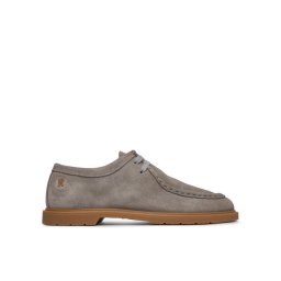 Tommy Hilfiger Обувки Lightweight Suede Apron Toe FW0FW09262 Сив