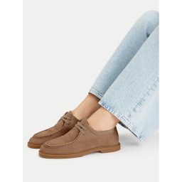 Tommy Hilfiger Обувки Lightweight Suede Apron Toe FW0FW09262 Бежов