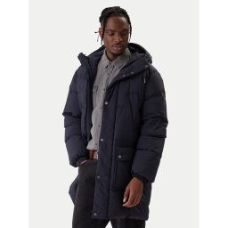 Gant Пухено яке 7006568 Тъмносин Regular Fit