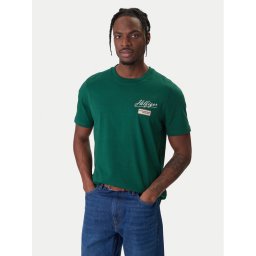Tommy Hilfiger Тишърт Modern Ath Graphic MW0MW41471 Зелен Regular Fit