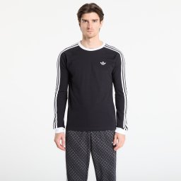 Тениска adidas 3-Stripes Long-Sleeve Top Long-Sleeve Top Black XXL