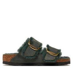 Чехли Birkenstock Arizona Bb Shearling Leoi 1028070 Зелен