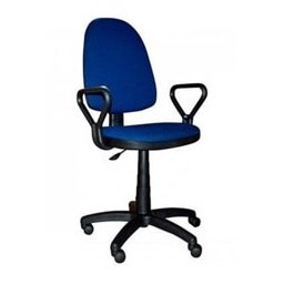 Работен стол Prestige GTP, до 120кг., дамаска, коригиране на височината, син