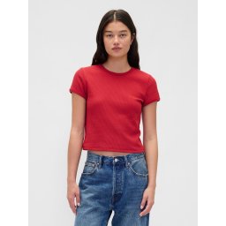 Дамска тениска GAP с вафлен мотив
