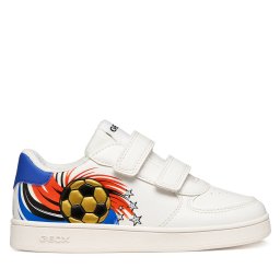Сникърси Geox J Eclyper Boy J65LSD 0FU54 C0293 S Бял