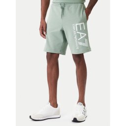 EA7 Emporio Armani Спортни шорти 7M001414 AF22266 U7243 Зелен Regular Fit