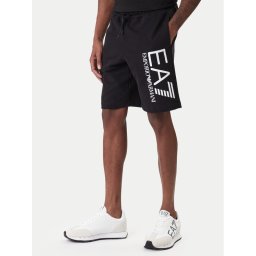 EA7 Emporio Armani Спортни шорти 7M001414 AF22266 UC001 Черен Regular Fit