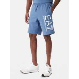 EA7 Emporio Armani Спортни шорти 7M001414 AF22266 UB064 Син Regular Fit