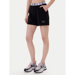 EA7 Emporio Armani Спортни шорти 7W001153 AF12501 UC001 Черен Regular Fit