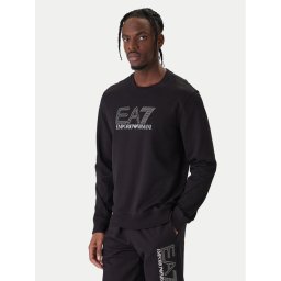 EA7 Emporio Armani Суитшърт 7M001312 AF13512 UC001 Черен Regular Fit