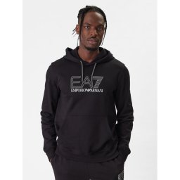 EA7 Emporio Armani Суитшърт 7M001313 AF13512 UC001 Черен Regular Fit