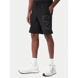 EA7 Emporio Armani Спортни шорти 7M001414 AF22266 MC005 Черен Regular Fit