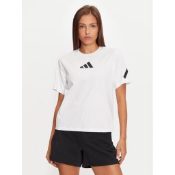 adidas Тишърт Z.N.E. JE7857 Бял Regular Fit