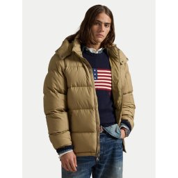 Polo Ralph Lauren Пухено яке 710968278010 Каки Regular Fit