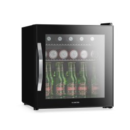 Klarstein Хладилник за напитки Beersafe с огледална стъклена врата | 44 x 48 cm | Вътрешно LED осветление ()