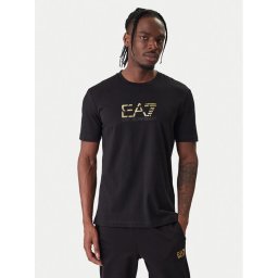 EA7 Emporio Armani Тишърт 7M001562 AF17789 UC001 Черен Regular Fit