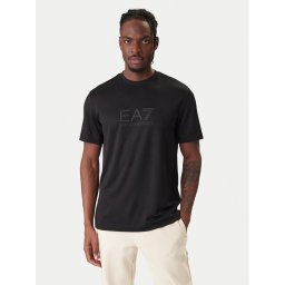 EA7 Emporio Armani Тишърт 7M001358 AF13862 UC001 Черен Slim Fit