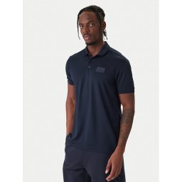EA7 Emporio Armani Тениска с яка и копчета 7M001359 AF13862 UB102 Тъмносин Slim Fit