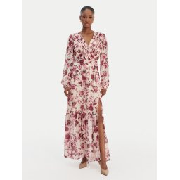 Guess Официална рокля W6RK39 WJ712 Кремав Regular Fit