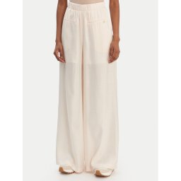Liu Jo Sport Текстилни панталони TA6005 T322A Кремав Relaxed Fit