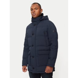 Hechter Paris Пухено яке 50168 142205 Тъмносин Regular Fit