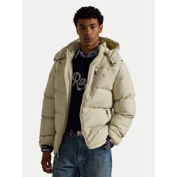 Polo Ralph Lauren Пухено яке 710968278007 Екрю Regular Fit