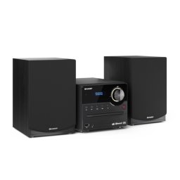 Аудио система Sharp Audio Systems XL-B517D(BK), HI-FI MICRO SYSTEM, 45W total max power output, Bluetooth v5.0, CD player, USB playback, wooden speaker, Black