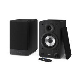 Аудио система Sharp Audio Systems CP-SS30(BK), Hifi Systems BOOKSHELF SPEAKERS 60W (2 x 30W) RMS 2, Bluetooth v5.0, USB playback, MP3 Audio decoder, Digital optical-in, Wooden speaker, Black