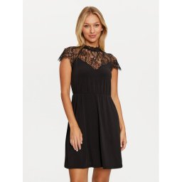 Vero Moda Коктейлна рокля Milla 10319974 Черен Standard Fit