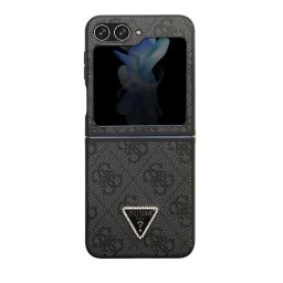 Гръб Guess 4G PU Leather Triangle Case за Samsung Galaxy Z Flip 5 Black