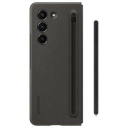 Оригинален калъф Samsung Flip Cover with Pen за Galaxy Z Fold 5 - Сив, EF-OF94PCBE