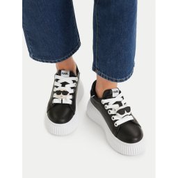 KARL LAGERFELD Сникърси Kreeper Lo KL42336T Черен