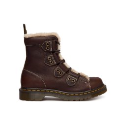 Dr. Martens Зимни обувки 1460 Lace To Toe Fur Lined DM41417200 Кафяв