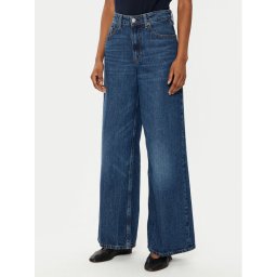 Tommy Hilfiger Дънки WW0WW43712 Тъмносин Wide Leg