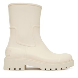 Гумени ботуши Calvin Klein Jeans Mid Rainboot Rubber YW0YW02004 Екрю