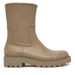 Гумени ботуши Calvin Klein Jeans Mid Rainboot Rubber YW0YW02004 Кафяв