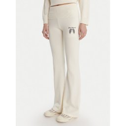 Guess Плетени панталони W6RB63 Z2V62 Екрю Relaxed Fit