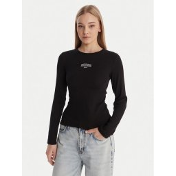 Guess Jeans Тишърт W6RP22 KA0H1 Черен Slim Fit