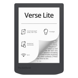 Електронен четец PocketBook PB619 Verse Lite – 6″ E-Ink, Wi-Fi, Midnight Grey