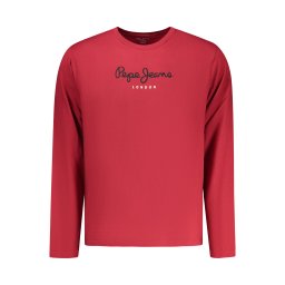 Червена тениска с дълъг ръкав Pepe Jeans