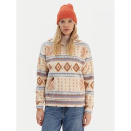 Roxy Полар Live Out Loud ERJPF03169 Бежов Relaxed Fit