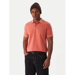 G-Star Raw Тениска с яка и копчета Dunda D11595-D756 Оранжев Slim Fit
