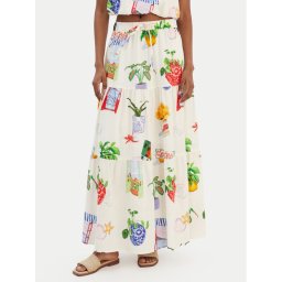 Seafolly Макси пола La Boca 55650-SK Екрю Regular Fit