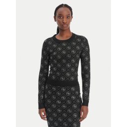Guess Пуловер W6RR66 Z3JD2 Черен Regular Fit