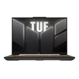 Лаптоп Asus TUF F16 FA607NUG-RL117,AMD Ryzen 7 ( R7 6C H) 16.0 WUXGA(1920X1200) 16:10 Bend+300nits AG,144 Hz,16GB DDR5 4800 Mhz(2*8),512 GB M.2 SSD,RTX 4050 6GB GDDR6,Wi-Fi 6(802.11ax),Backlit Chiclet Keyboard 1-Zone RGB, no OS, Mecha Gray