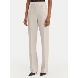 Patrizia Pepe Текстилни панталони 8P0800/A498-S748 Сив Regular Fit
