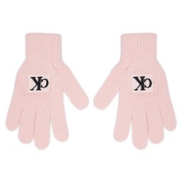 Детски ръкавици Calvin Klein Jeans Monogram IU0IU00363 Розов