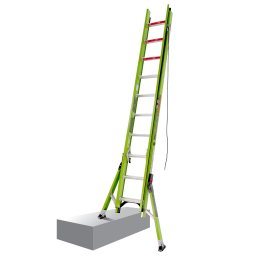 Телескопична стълба от фибростъкло Little Giant SUMOSTANCE 20', 2x10 стъпала и стабилизатори